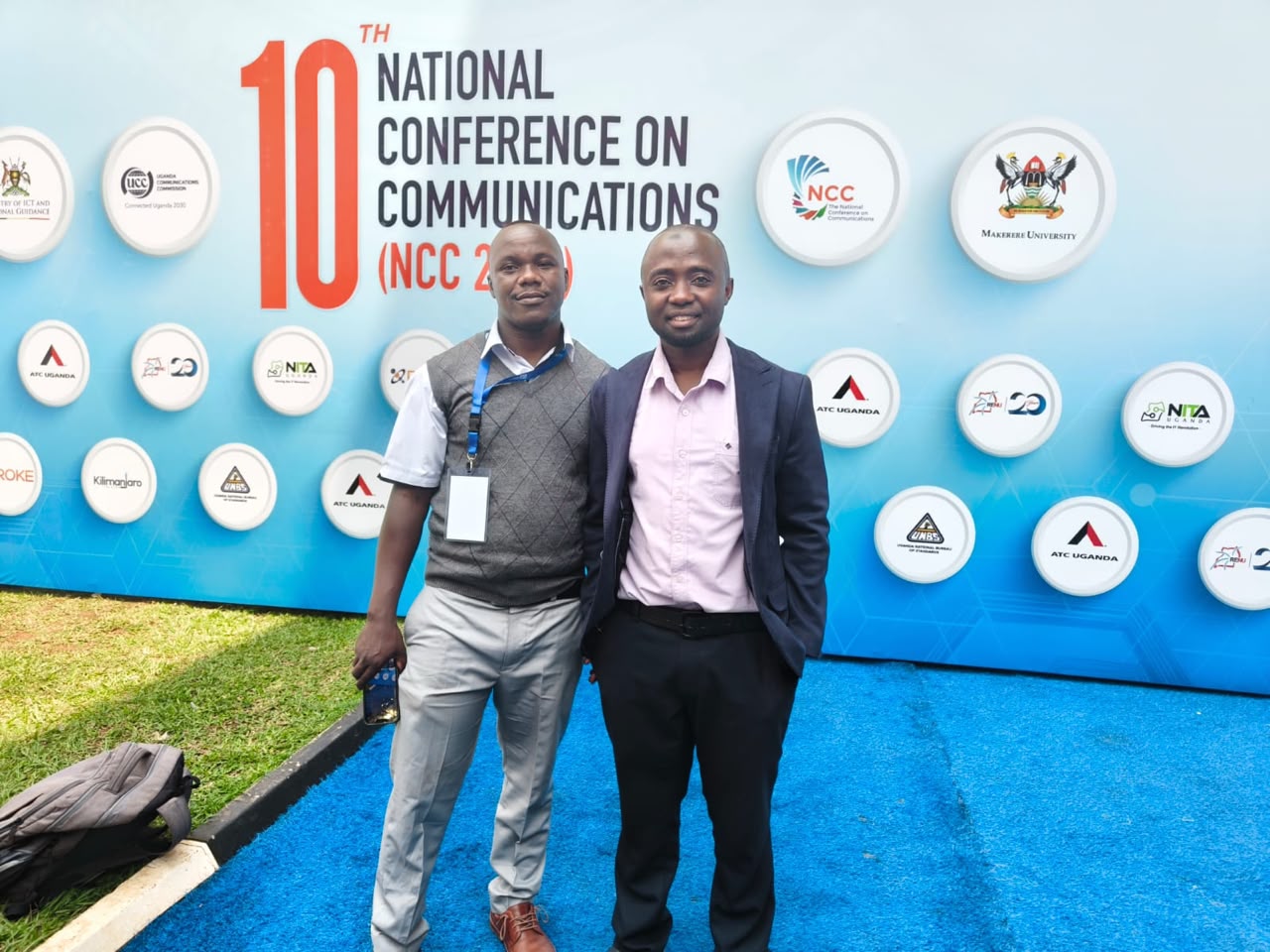 Daimarilab founder Dr. Abubakhari Sserwadda with Dr. Stanley at NCC 2026