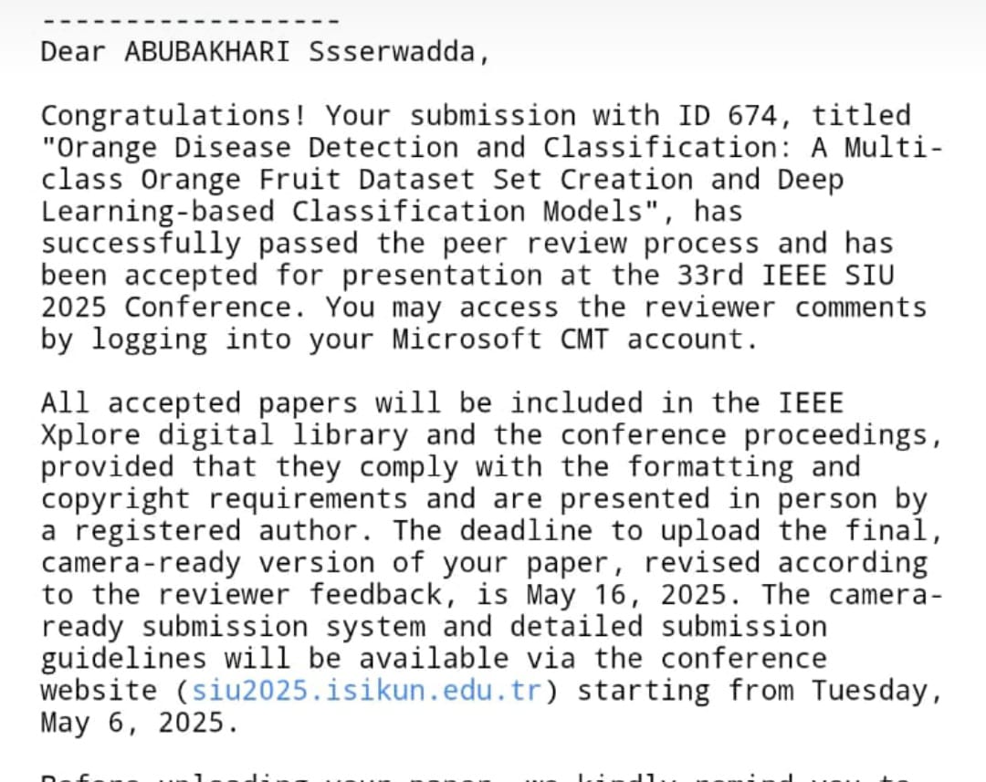 Daimarilab work accepted for presentation at IEEE conference